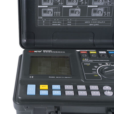 Taşınabilir Yer Direnci Denetleyicisi Büyük Bellek Kapasitesi Hızlı Veriler Alan Mühendisleri ve Elektrik teknisyenleri için idealdir