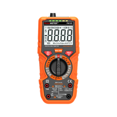 Profesyonel elektrikli Dijital Multimeter sıcaklık ölçüm ölçümcü Gerçek RMS voltölçer