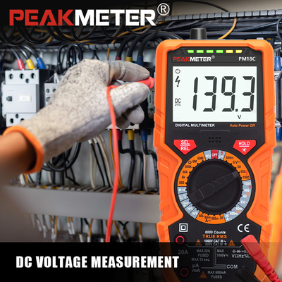 Gerçek RMS Dijital Multimeter, sıcaklık, kapasite, frekans, yüksek güvenlik cihazıyla kapsamlı ölçüm
