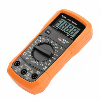 600V AC/DC Voltajı ve 10A DC Akım Ölçümü Profesyonel Sınıflı Kompakt El Digital Multimeter