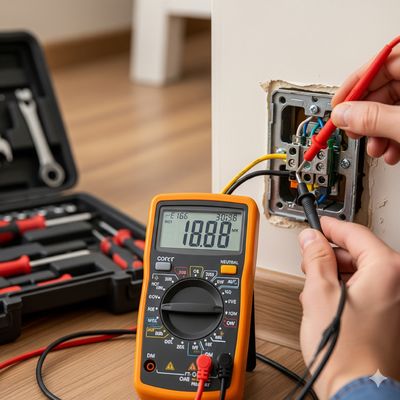 Direnci 200Ω-2MΩ ve AC Voltaj aralığı 200V/600V ölçmek için yüksek hassasiyetli Otomatik Aralıklı Dijital Multimeter